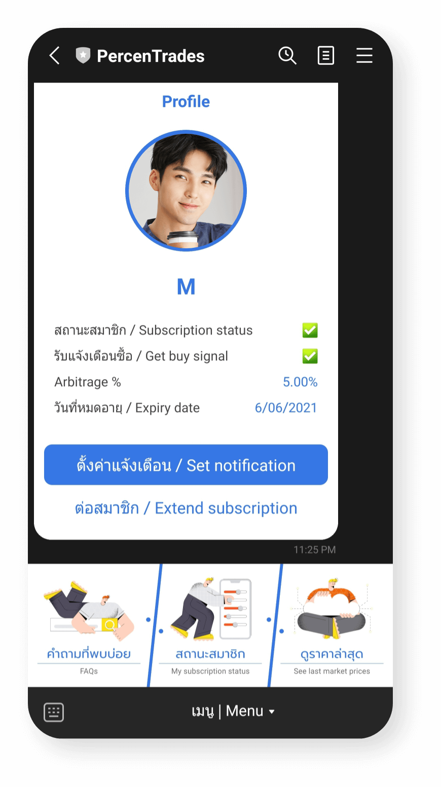 Profile member screenshot